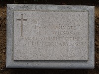 Struma Military Cemetery - Wilson, J E